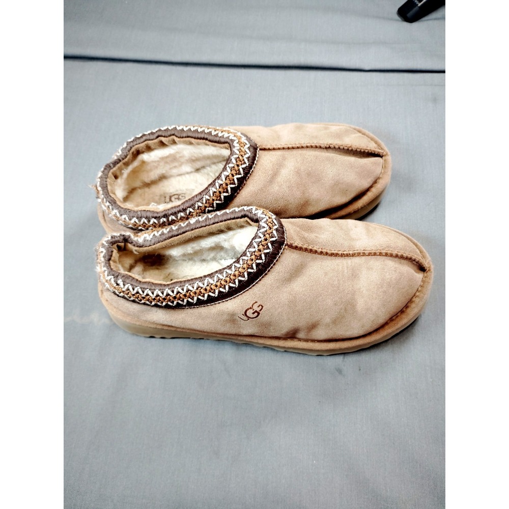 UGG Australia 5950 Tasman Women 8 Chestnut Suede Clogs Slippers Comfy Moccasin*